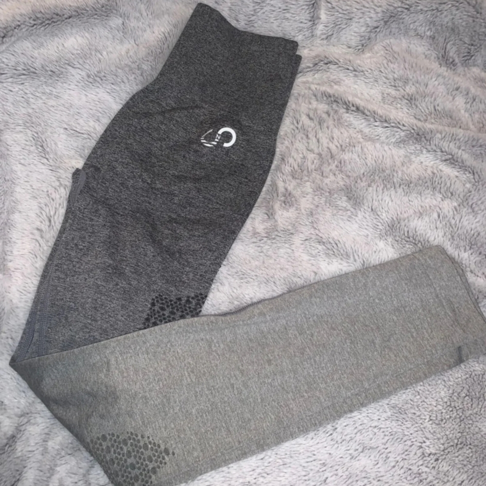 Curves n combatboots Grey ombré booty scrunch